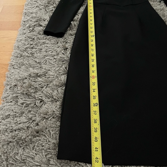 NWT Lichi Black Square Neck Midi Dress, S - Picture 8 of 10